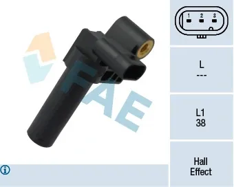 Sensor de cigüeñal 79377 FAE