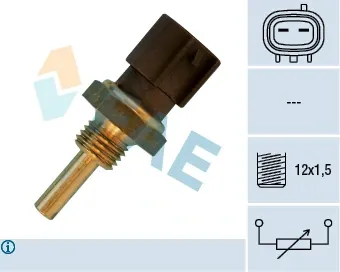 Sensor de temperatura del líquido refrigerante FAE 33580