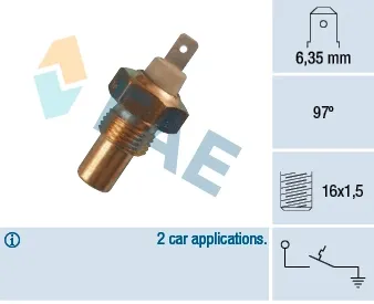 Sensor de temperatura 35010 FAE