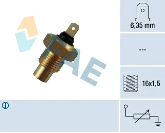 Sensor de temperatura del líquido refrigerante FAE 31050