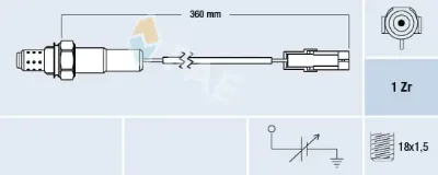 Sonda Lambda FAE 77101