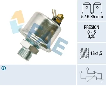 Sensor de presión de aceite 14990 FAE