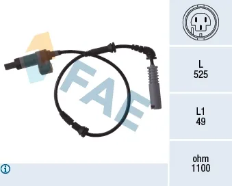 Sensor ABS 78018 FAE