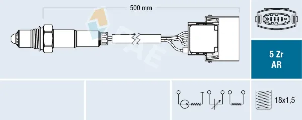 Sonda lambda 75015 FAE