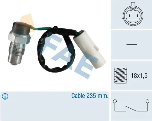 Sensor de marcha atrás 40840 FAE