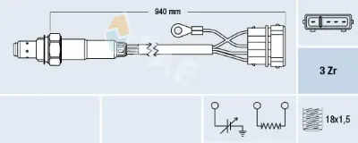 Sonda Lambda FAE 77112