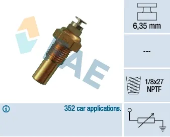 Sensor de temperatura 330085 ERA Benelux
