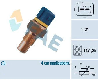 Sensor de temperatura 34050 FAE