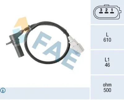 Sensor de posición del cigüeñal FAE 79115