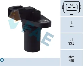 Sensor de árbol de levas 79092 FAE