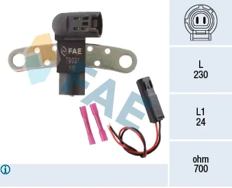 Sensor de posición del cigüeñal FAE 79319