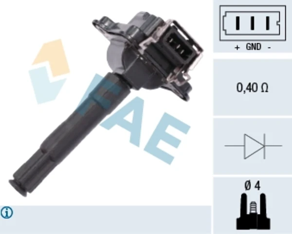 80252 FAE bobina de encendido
