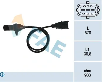 Sensor de posición del cigüeñal FAE 79332