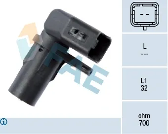Sensor de cigüeñal 79254 FAE