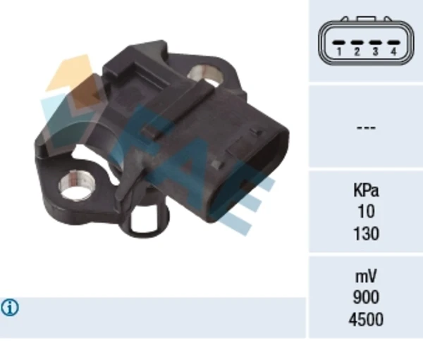 15178 FAE sensor de presion de carga (inyeccion de aire turbina)