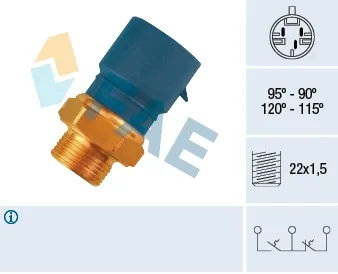 Sensor de temperatura 38235 FAE