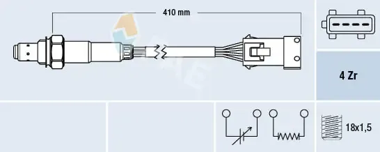 Sensor de oxígeno previo al catalizador 77432 FAE