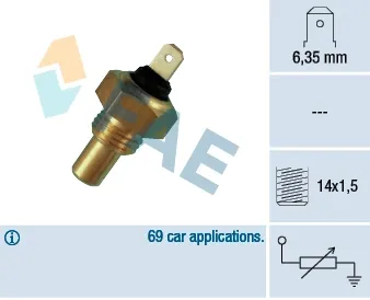 Sensor de temperatura 31460 FAE