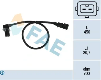 Sensor de árbol de levas 79012 FAE
