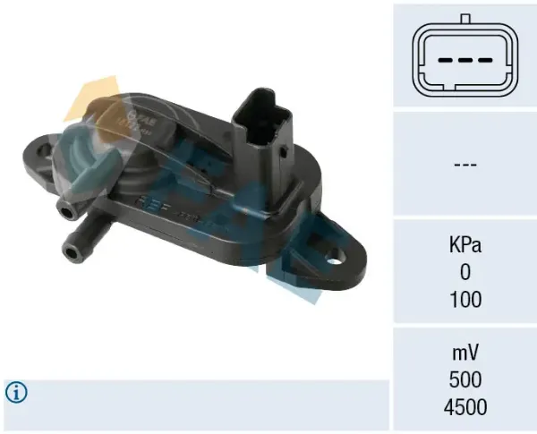 Sensor de presion gases de escape 16122 FAE