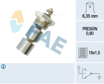 Sensor de presión de aceite 12270 FAE