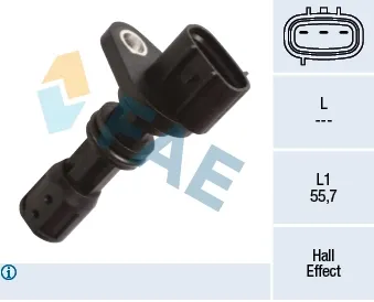 Sensor de cigüeñal 79434 FAE