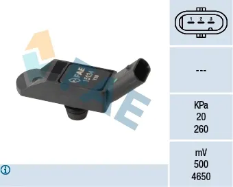 Sensor de presión del colector de admisión 15134 FAE