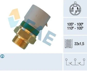 Sensor de temperatura 38350 FAE