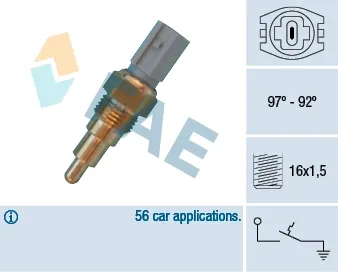 Sensor de temperatura 36660 FAE