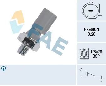 Sensor de presión de aceite 12830 FAE