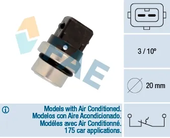 Sensor de temperatura 35650 FAE