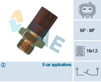 Sensor de temperatura 36510 FAE