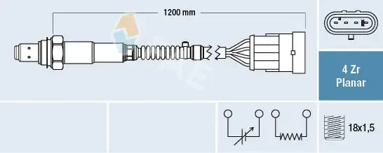 Sensor de oxígeno previo al catalizador 77226 FAE