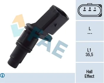 Sensor de árbol de levas 79342 FAE