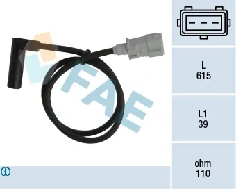 Sensor de posición del cigüeñal FAE 79153
