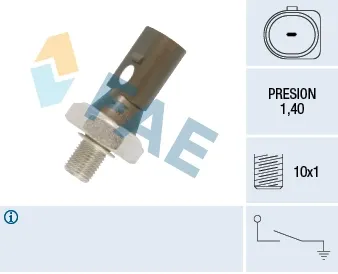 Sensor de presión de aceite 12880 FAE