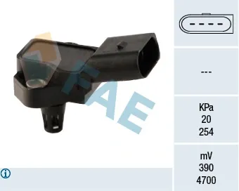 Sensor de presión de sobrealimentación FAE 15037