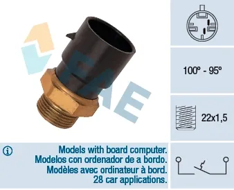 Sensor de temperatura 36180 FAE