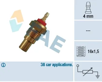 Sensor de temperatura del líquido refrigerante FAE 32160