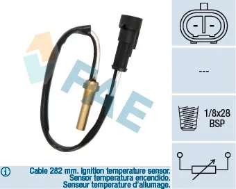 Sensor de temperatura del líquido refrigerante FAE 33555