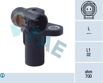 Sensor de posición del cigüeñal FAE 79183