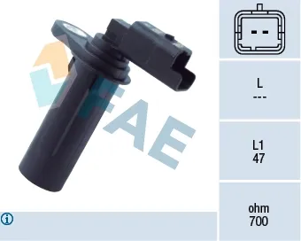 Sensor de cigüeñal 79251 FAE