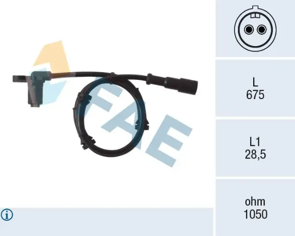 Sensor ABS 78006 FAE