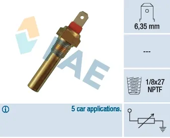Sensor de temperatura 31640 FAE