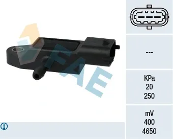 Sensor de presión de sobrealimentación 15106 FAE