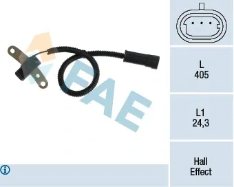 Sensor de posición del cigüeñal FAE 79335