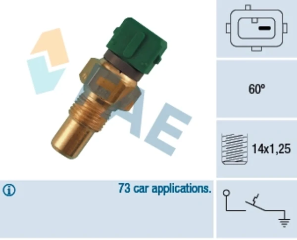 35610 FAE sensor, temperatura del refrigerante (encendido el ventilador del radiador)