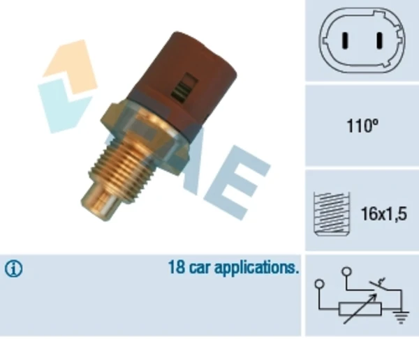 34450 FAE sensor de temperatura del refrigerante