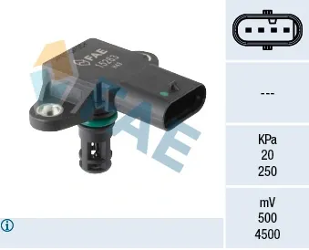 Sensor de presión del colector de admisión 15263 FAE