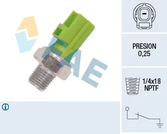 Sensor de presión de aceite 12613 FAE